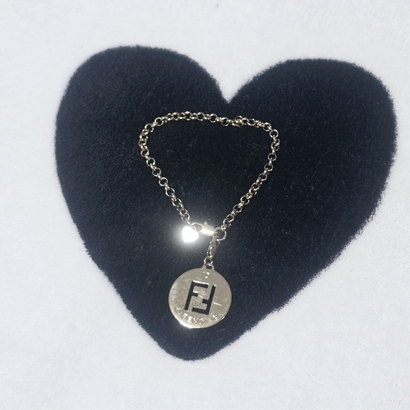 Fendi I.D. Charm Bracelet Gold Tone with Pendant - Picture 2 of 16